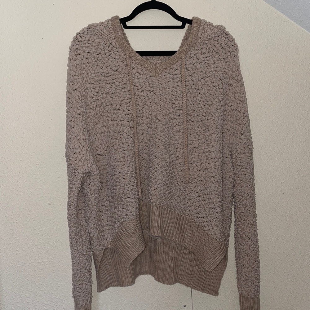 oversized knit sweater